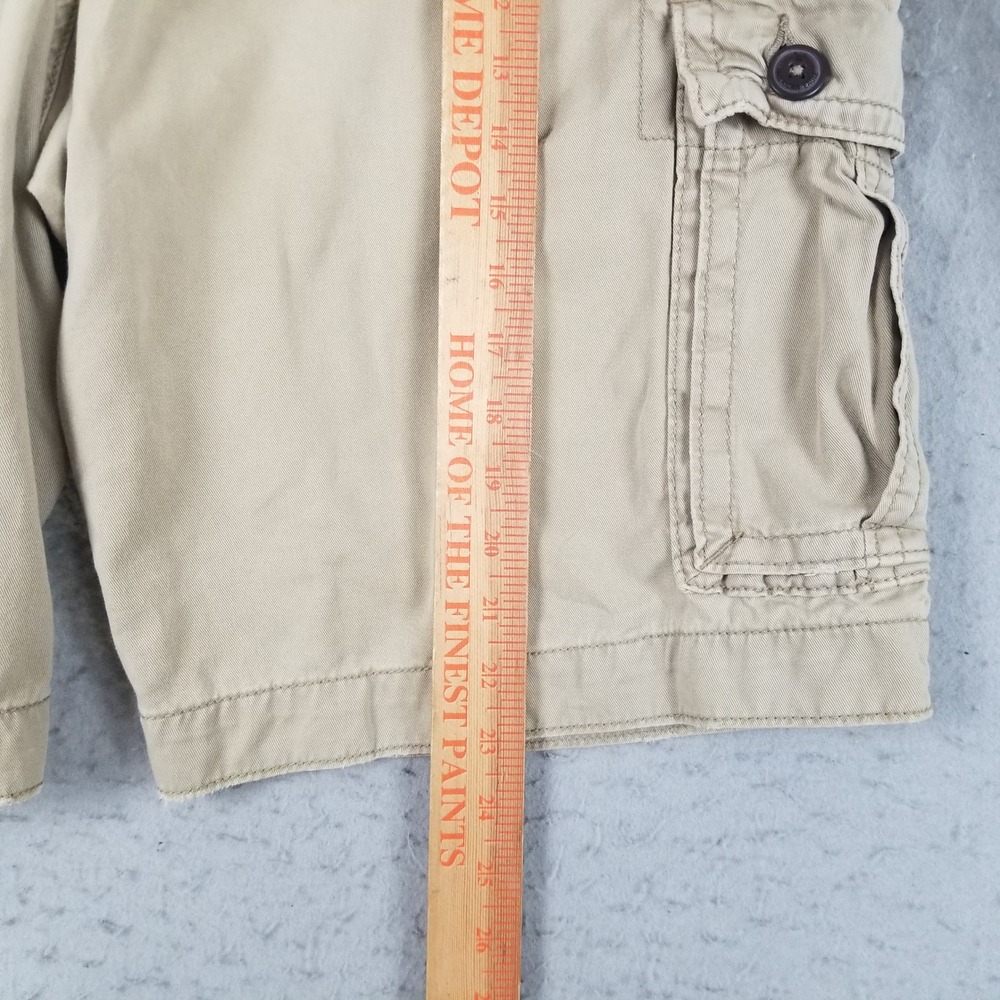 American Eagle Cargo Shorts Men 34 Tan Classic Length Cotton Khaki Multi-Pocket - Picture 7 of 9